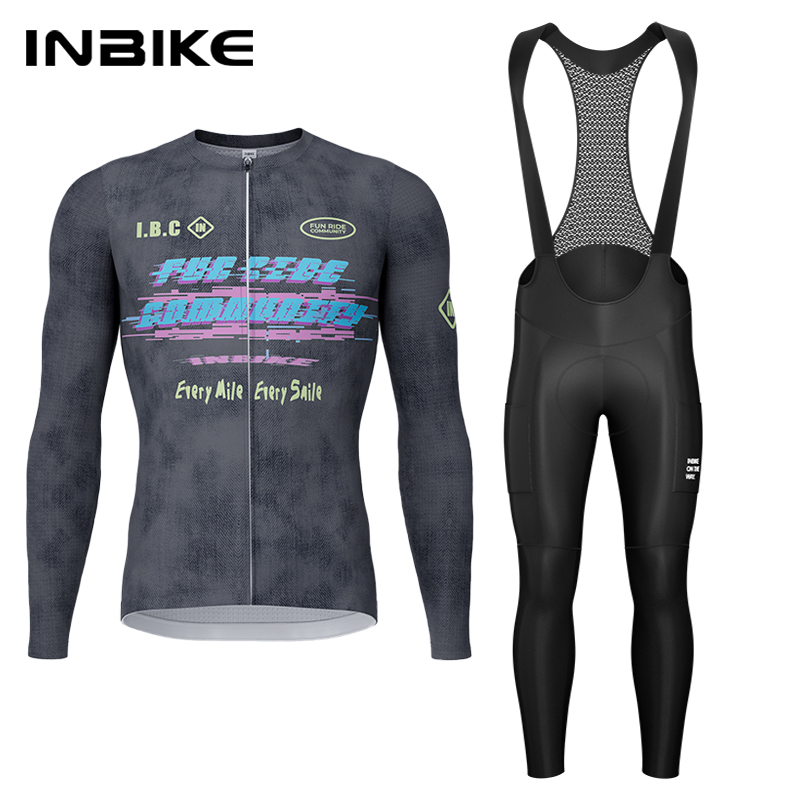 Mountain Biking Overalls - INBIKE весенне-осенний велосипедный комплект, велосипедный трикотаж,