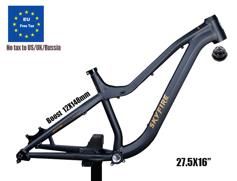 Mountain Biking Uk - Алюминиевая рама для велосипеда Racetrack, со