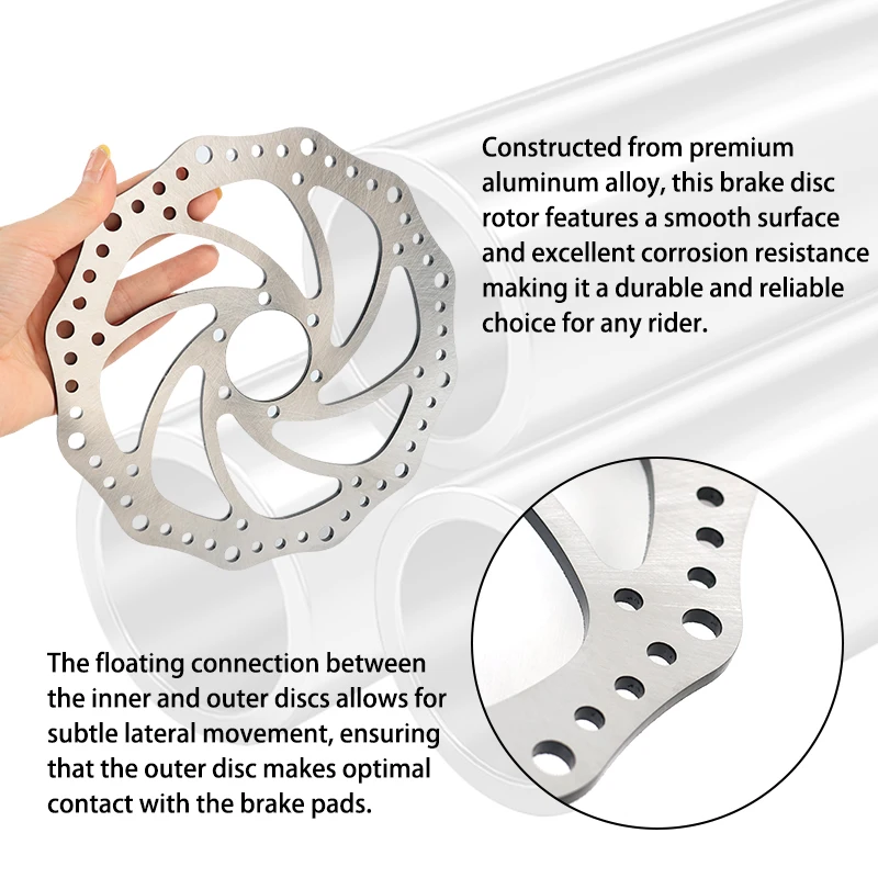 LINGQI RACING 190 мм 6 болтов  – обзор и цена Mtb Brake Rotor